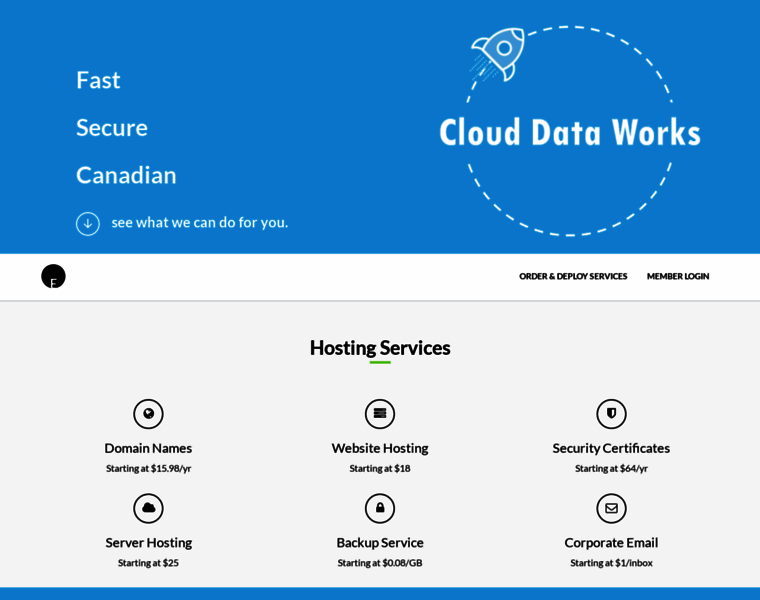 Clouddataworks.ca thumbnail