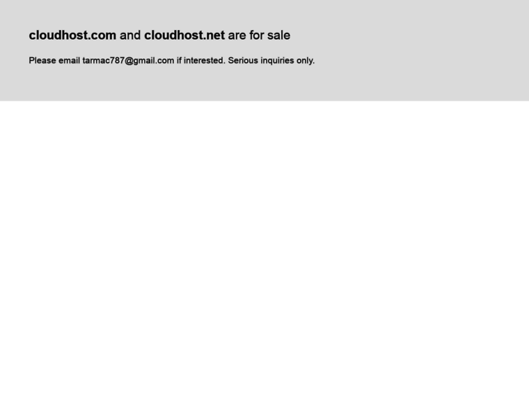 Cloudhost.com thumbnail