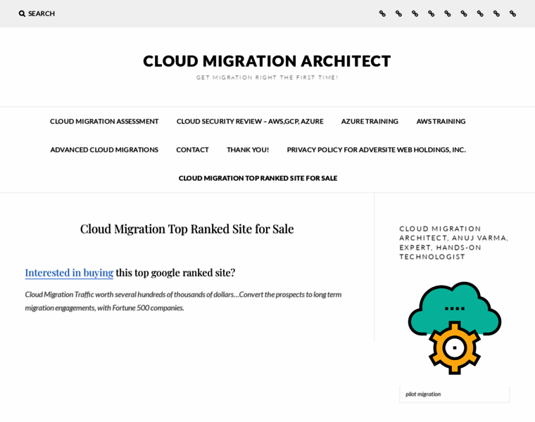 Cloudmigrationarchitect.com thumbnail Cloudmigrationarchitect.com thumbnail