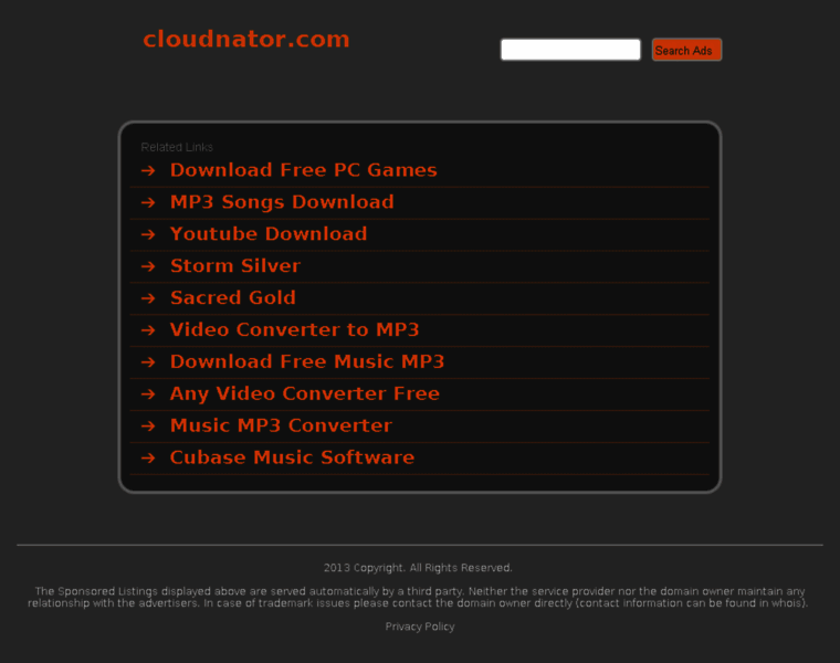 Cloudnator.com thumbnail