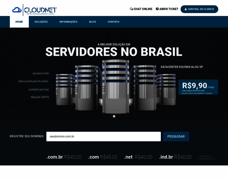 Cloudnet.com.br thumbnail