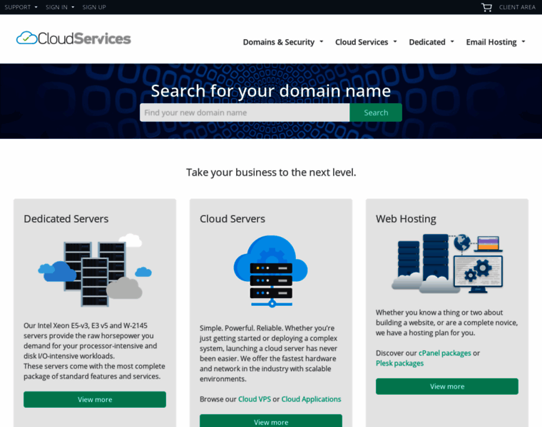 Cloudservices.store thumbnail