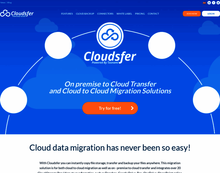 Cloudsfer.com thumbnail