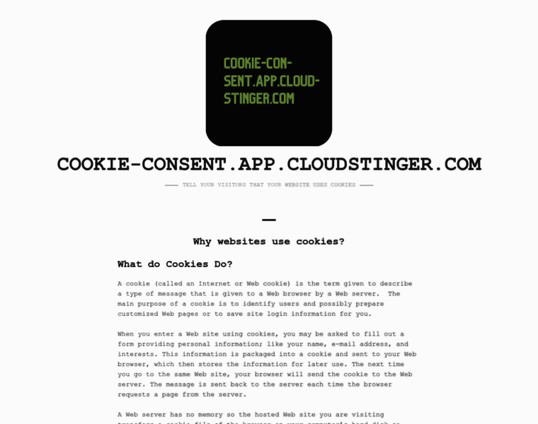 Cloudstinger.com thumbnail