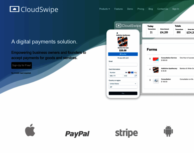 Cloudswipe.net thumbnail