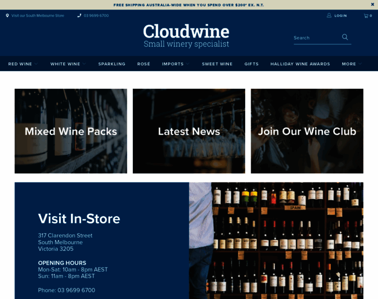 Cloudwine.com.au thumbnail