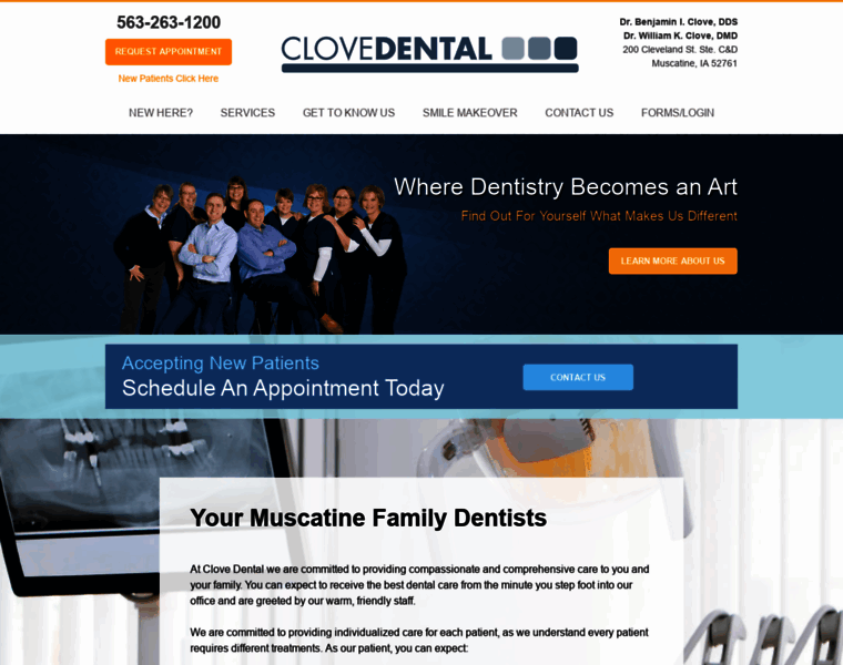 Clovedental.com thumbnail