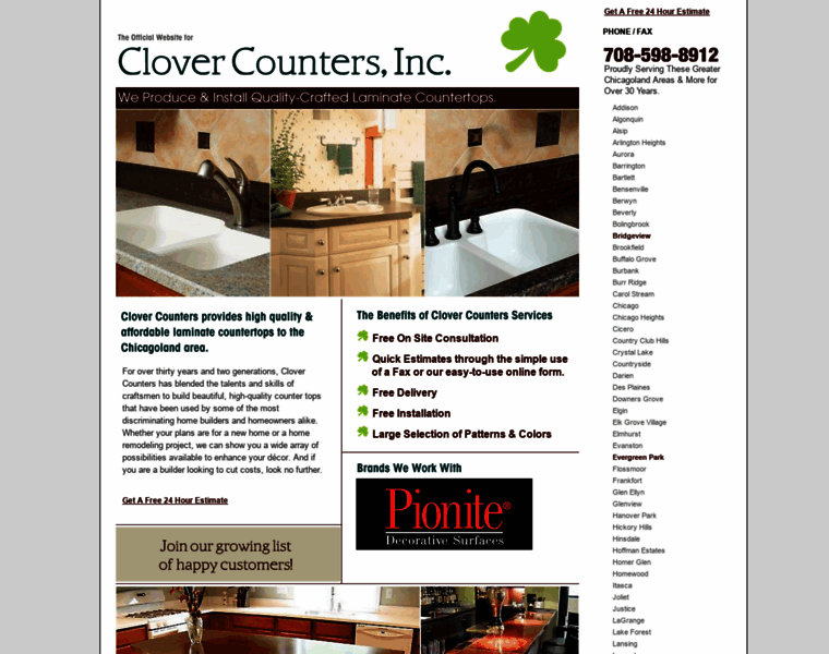 Clovercounters.com thumbnail