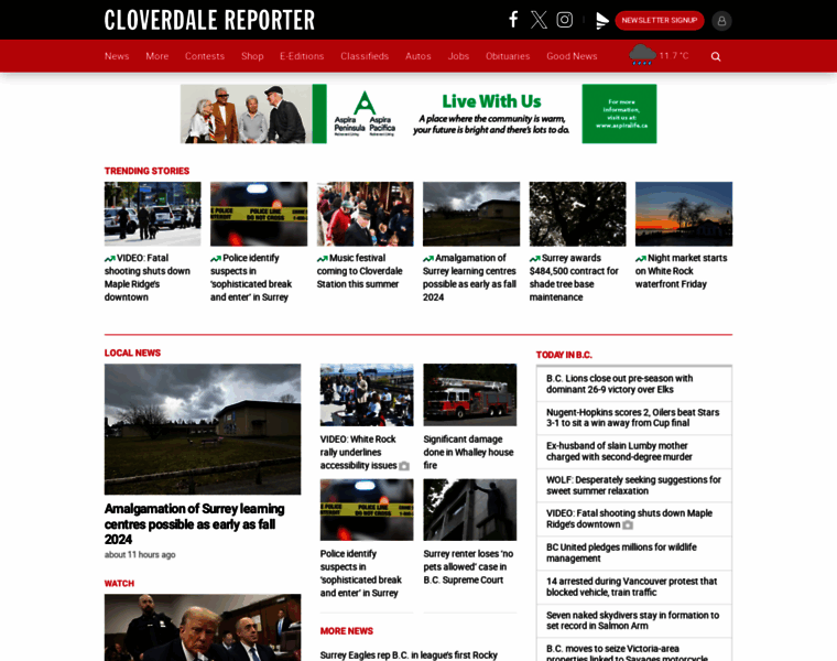 Cloverdalereporter.com thumbnail