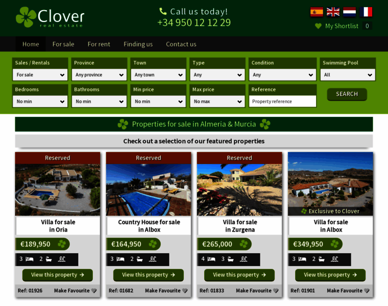 Cloverestates.co.uk thumbnail