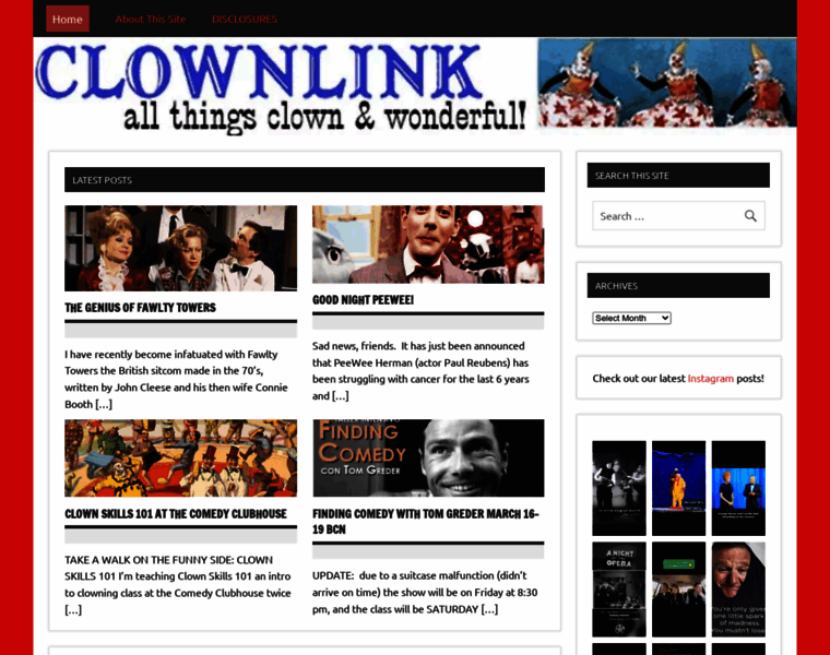 Clownlink.com thumbnail