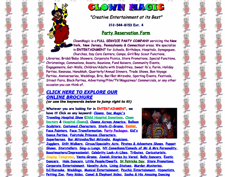 Clownmagicnyc.com thumbnail