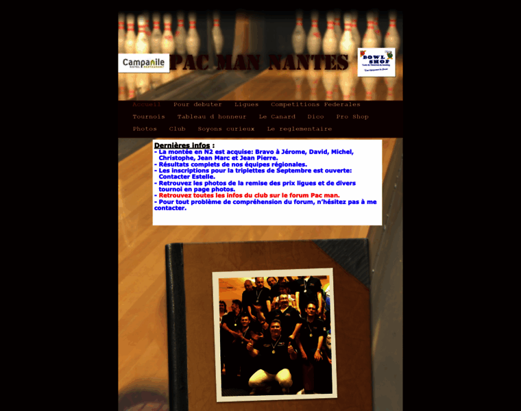 Club-bowling-pacman.fr thumbnail