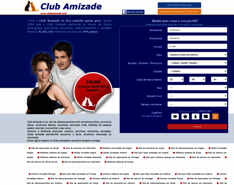 Clubamizade.com thumbnail