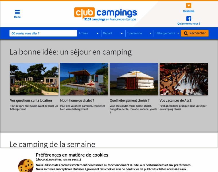 Clubcampings.com thumbnail