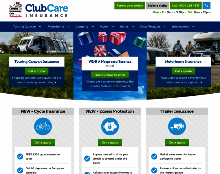Clubcareinsurance.co.uk thumbnail