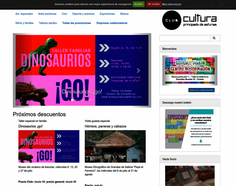 Clubculturaasturias.com thumbnail