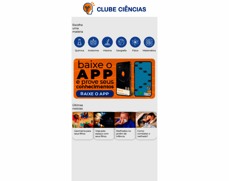 Clubeciencias.com.br thumbnail