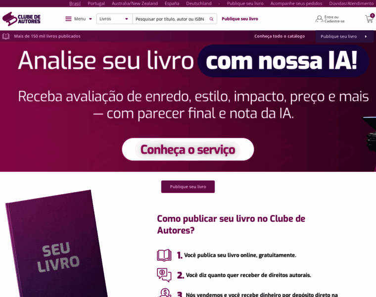 Clubedeautores.com.br thumbnail Clubedeautores.com.br thumbnail