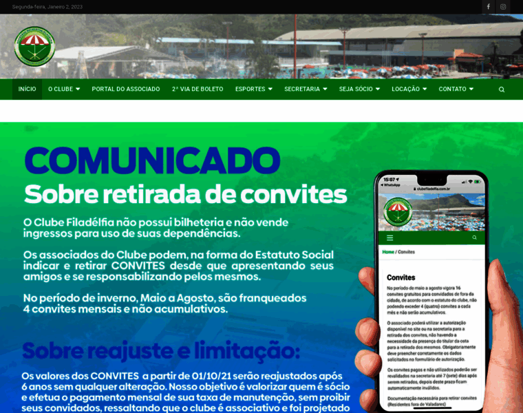 Clubefiladelfia.com.br thumbnail Clubefiladelfia.com.br thumbnail