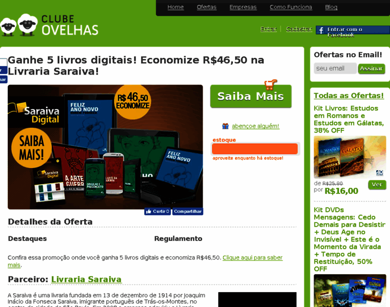 Clubeovelhas.com.br thumbnail