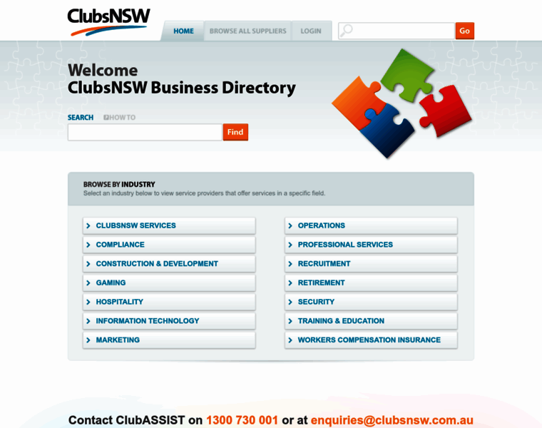 Clubsnswbusinessdirectory.com.au thumbnail