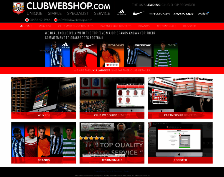 Clubwebshop.com thumbnail