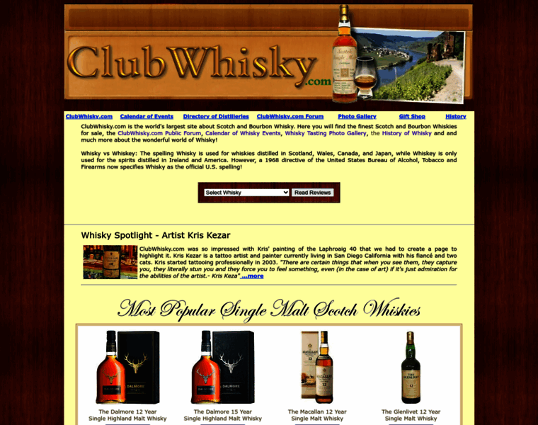 Clubwhisky.com thumbnail