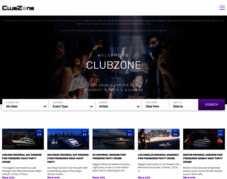 Clubzone.com thumbnail