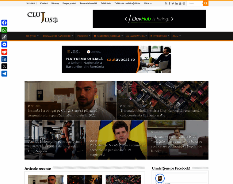 Clujust.ro thumbnail