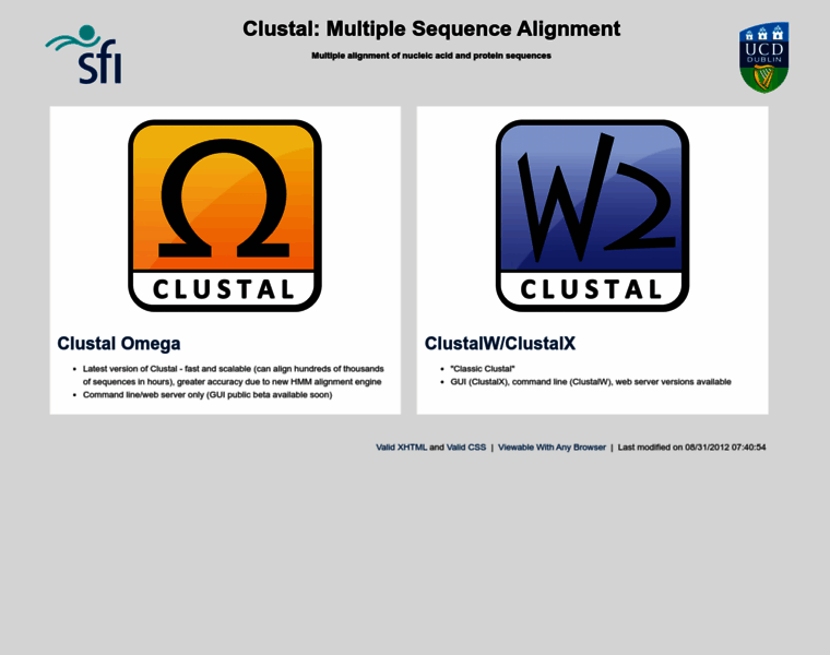 Clustal.org thumbnail Clustal.org thumbnail