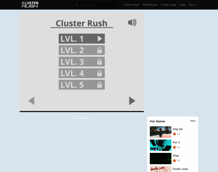 Clusterrush.io thumbnail
