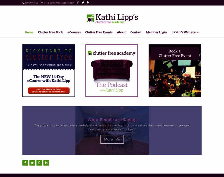 Clutterfreeacademy.com thumbnail Clutterfreeacademy.com thumbnail