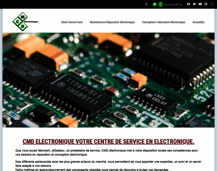 Cmd-electronique.com thumbnail