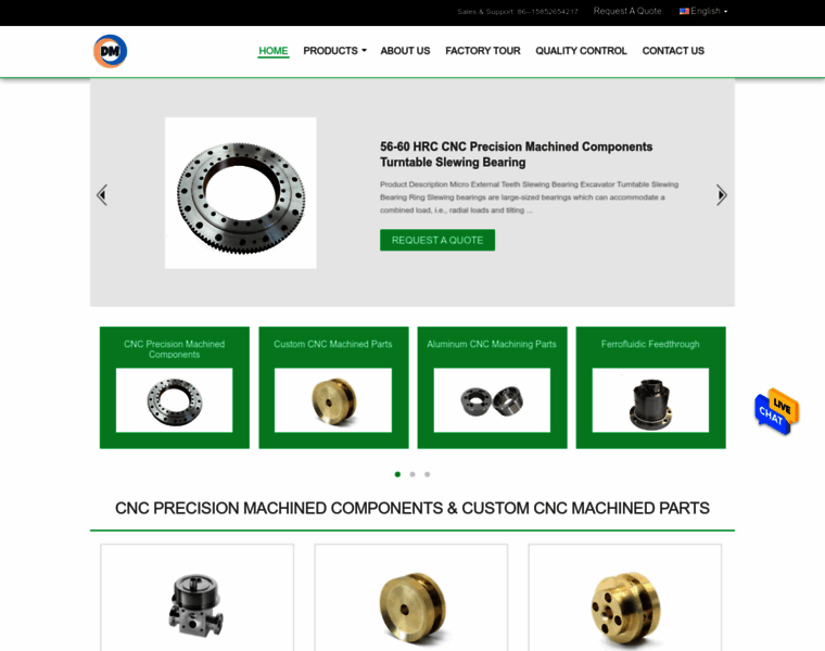 Cnc-machinedcomponents.com thumbnail