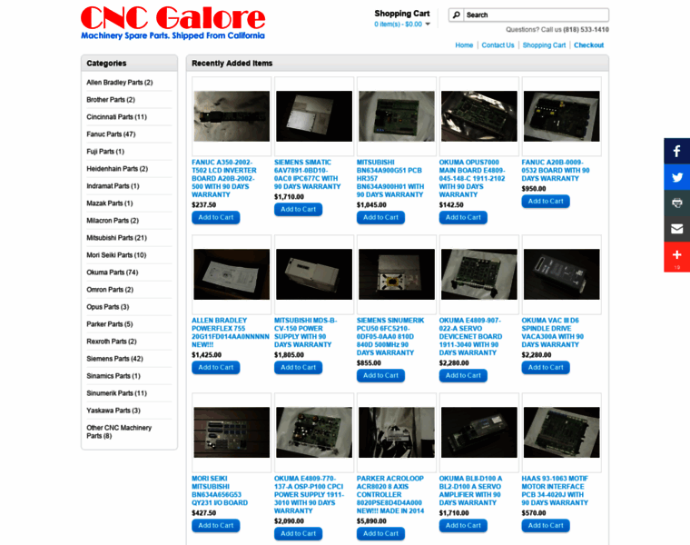 Cncgalore.com thumbnail