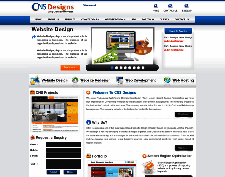 Cnsdesigns.net thumbnail