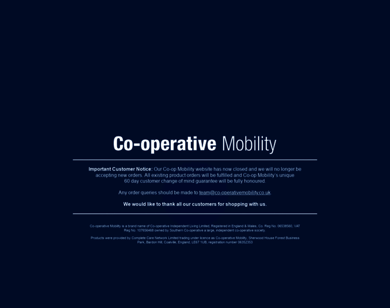 Co-opmobility.co.uk thumbnail