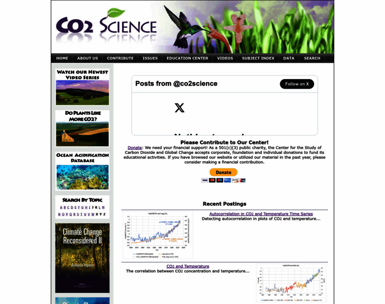 Co2science.org thumbnail