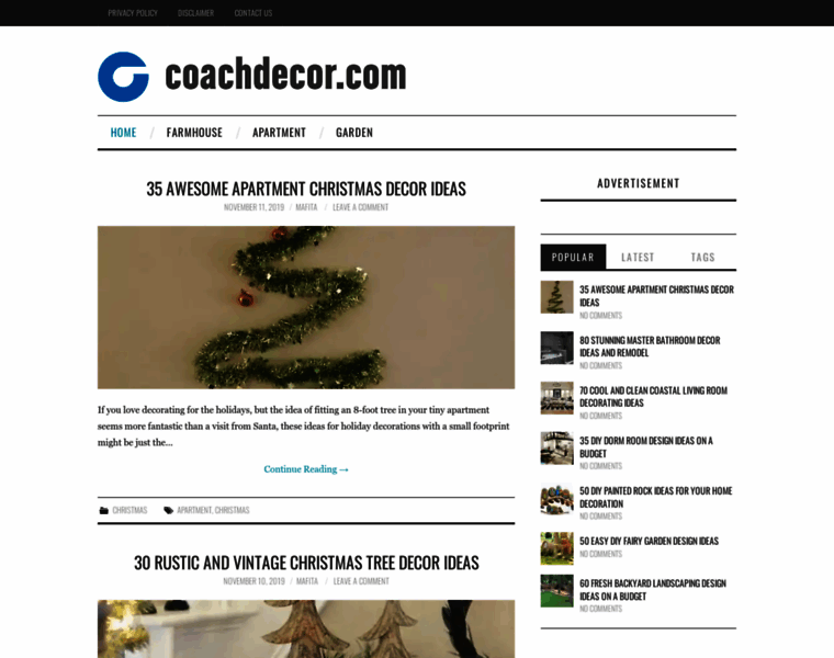 Coachdecor.com thumbnail