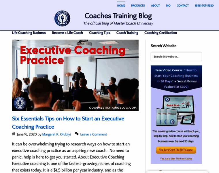 Coachestrainingblog.com thumbnail