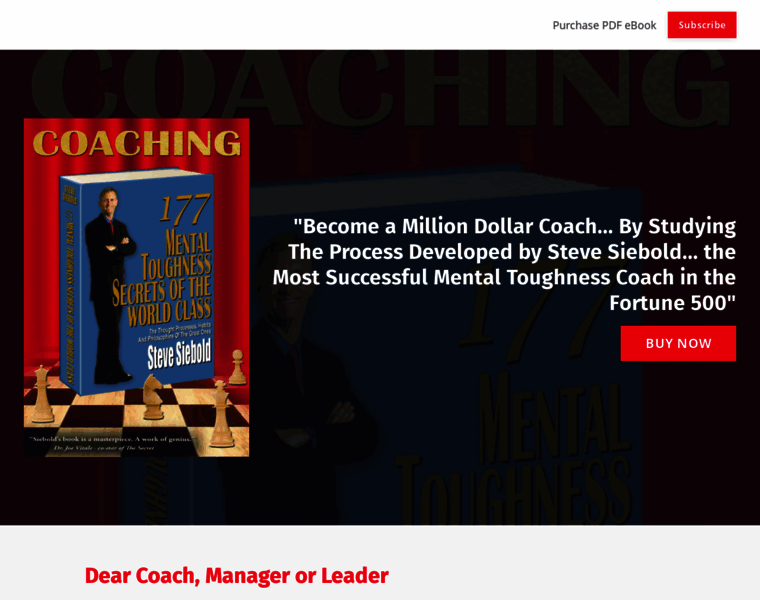 Coachingmentaltoughness.com thumbnail