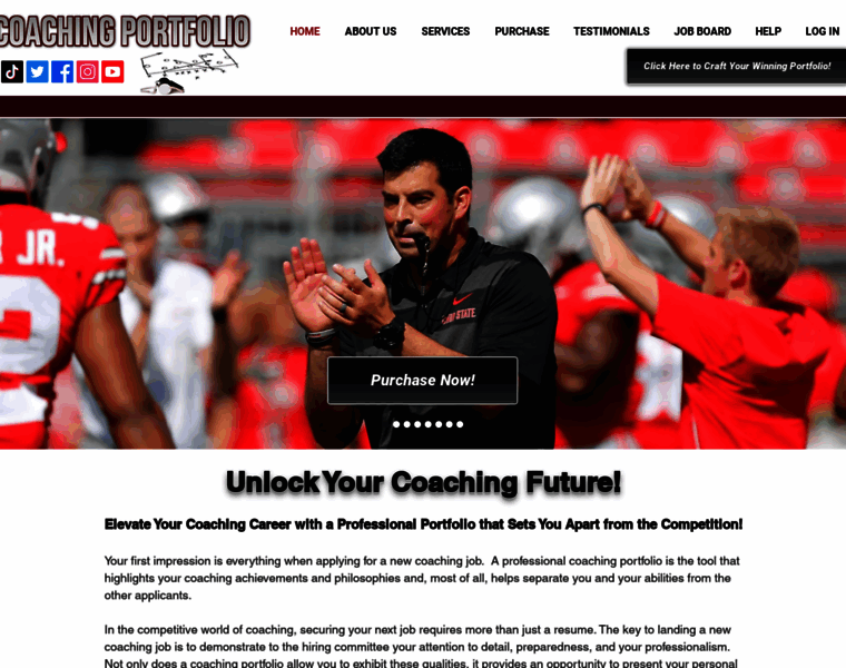 Coachingportfolio.com thumbnail