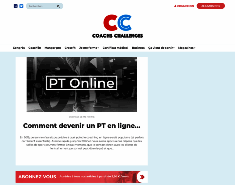 Coachs-challenges.com thumbnail