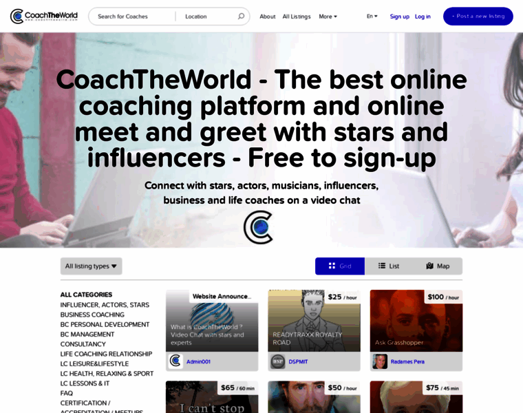 Coachtheworld.com thumbnail