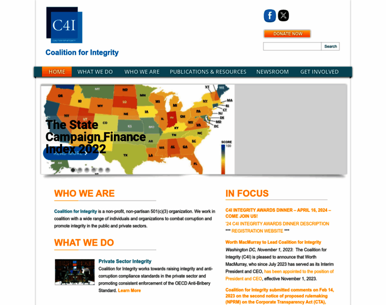 Coalitionforintegrity.org thumbnail