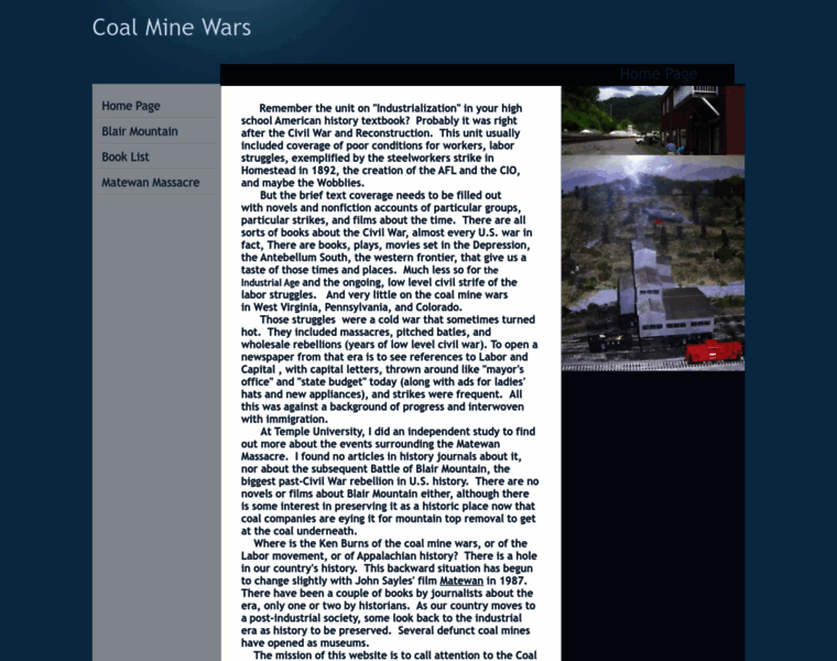Coalminewars.net thumbnail