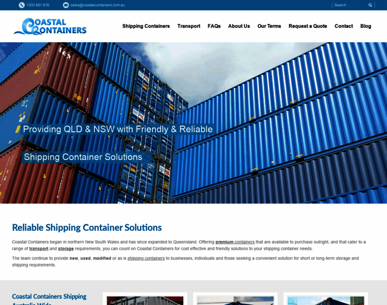 Coastalcontainers.com.au thumbnail