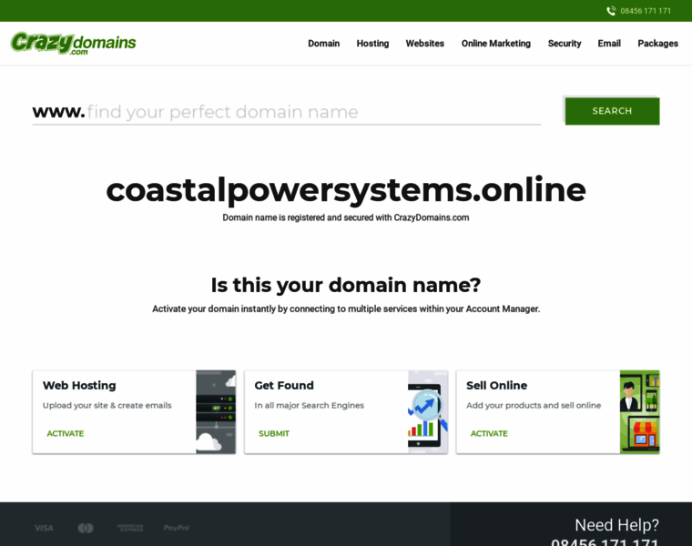 Coastalpowersystems.online thumbnail