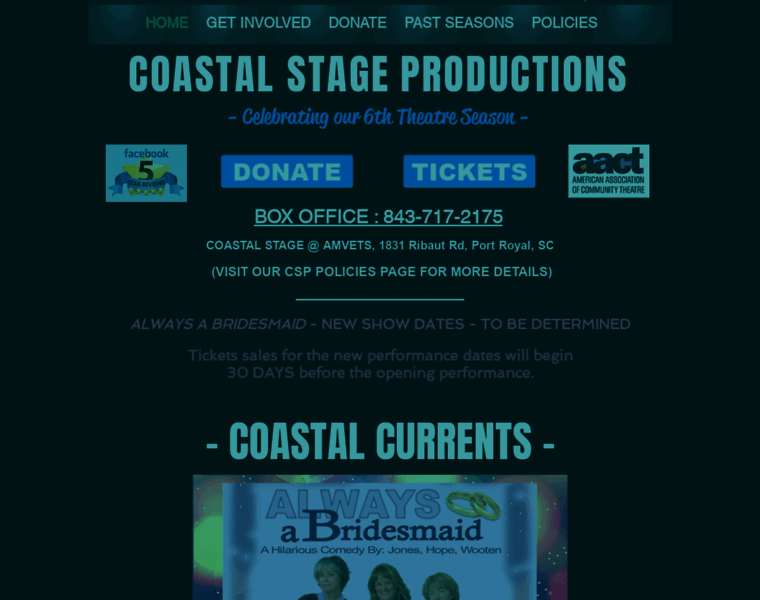 Coastalstageproductions.com thumbnail